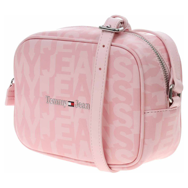detail Tommy Hilfiger dámská kabelka AW0AW14550 0JV Logomania Pink