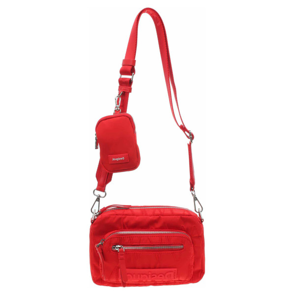 detail Desigual dámská kabelka 23SAXY14 3000 carmine