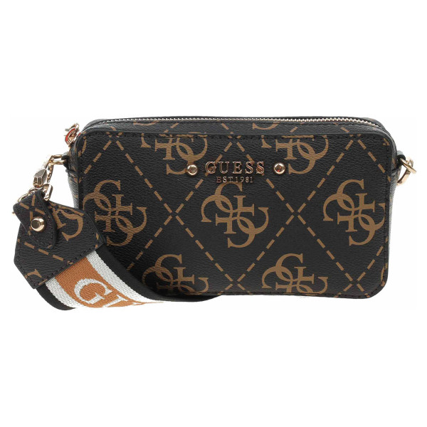 detail Guess dámská kabelka HWSG8963740 brown logo