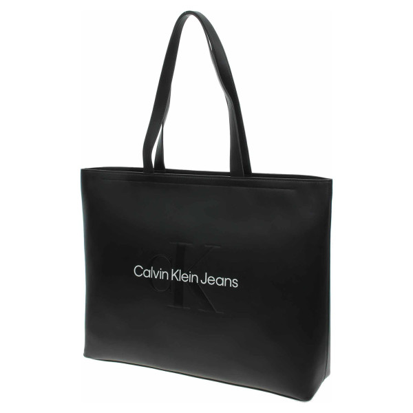 detail Calvin Klein dámská kabelka K60K612222 01R Black-Neutral