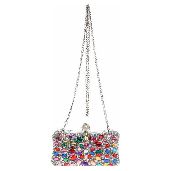 detail Laura Vita spoločenské kabelka 99019253 argent