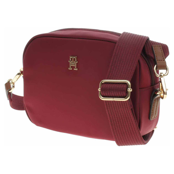 detail Tommy Hilfiger dámská kabelka AW0AW1770 VLP Deep Rouge