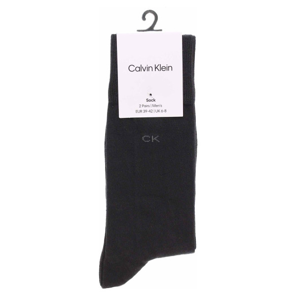 detail Calvin Klein pánské ponožky 701218631 001 black