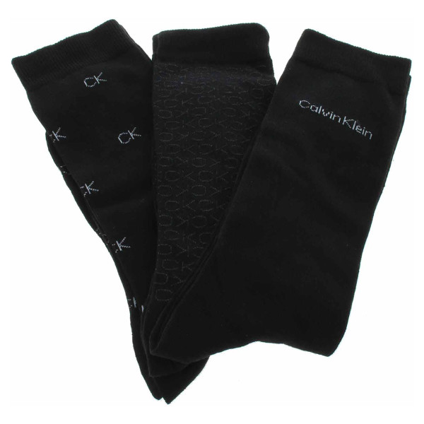 detail Calvin Klein pánské ponožky 701219834001999 black
