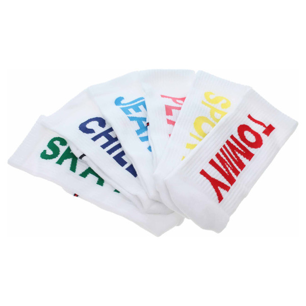 detail Tommy Hilfiger unisex ponožky 701221224001 white
