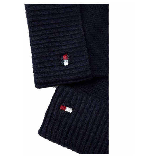 detail Tommy Hilfiger dámské rukavice AW0AW16254 BDS Black