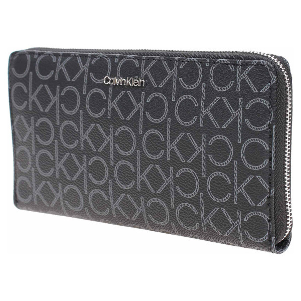 detail Calvin Klein dámská peněženka K60K608627 0GJ black mono