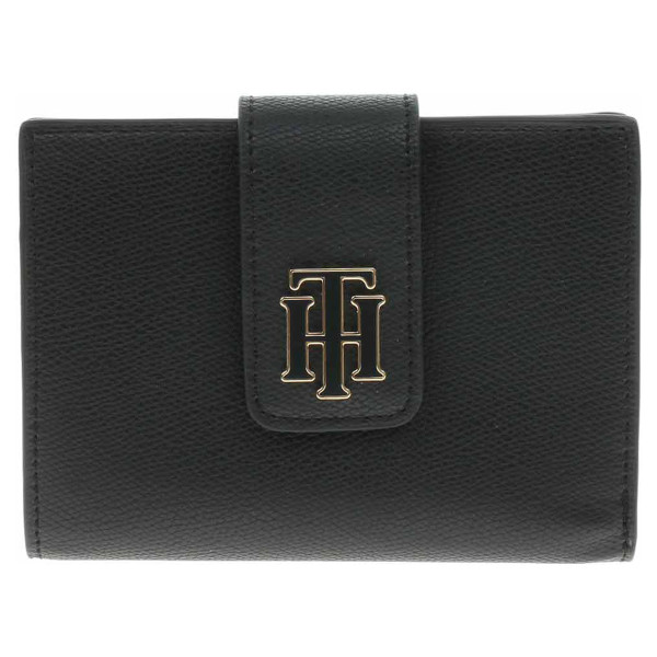 detail Tommy Hilfiger dámská perněženka AW0AW13628 BDS Black