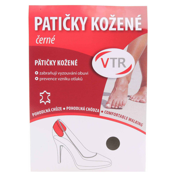 detail Patičky - černé patní vložky do topánky i