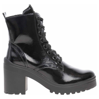detail Dámska členkové topánky Tamaris 1-25282-23 black patent