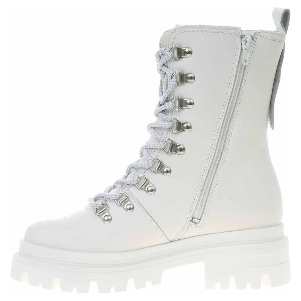 detail Dámska členkové topánky Tamaris 1-26839-29 white leather