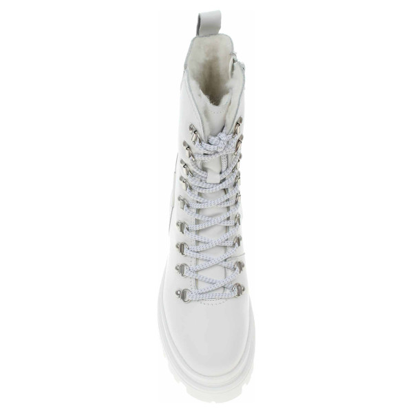 detail Dámska členkové topánky Tamaris 1-26839-29 white leather