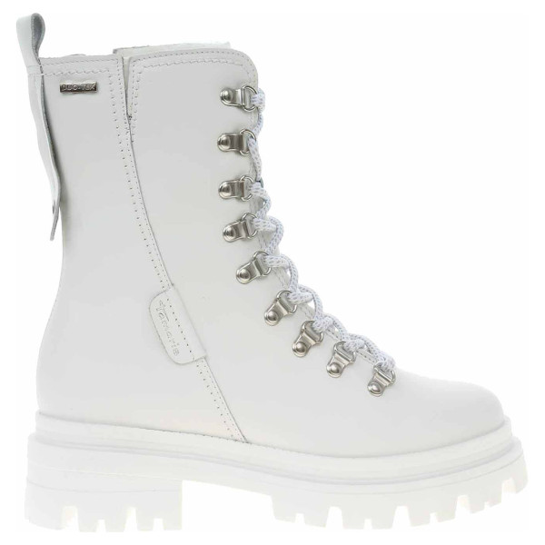 detail Dámska členkové topánky Tamaris 1-26839-29 white leather