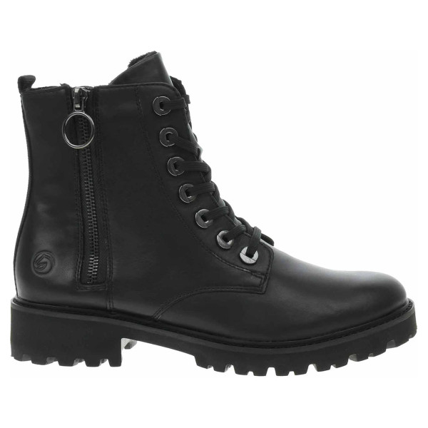 detail Dámska členkové topánky Remonte D8671-01 schwarz