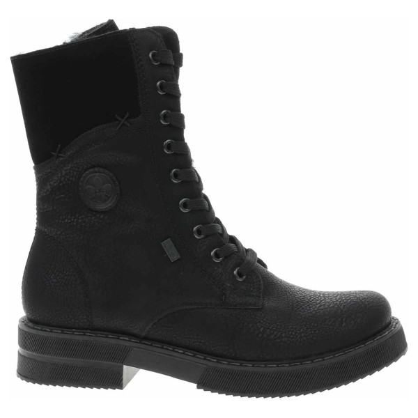 detail Dámska členkové topánky Rieker 72048-01 schwarz