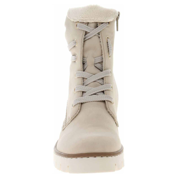 detail Dámska členkové topánky Rieker X5717-62 beige
