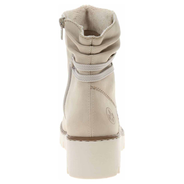 detail Dámska členkové topánky Rieker X5717-62 beige