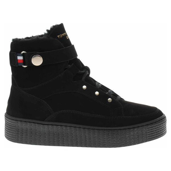detail Dámska členkové topánky Tommy Hilfiger FW0FW06798 Black