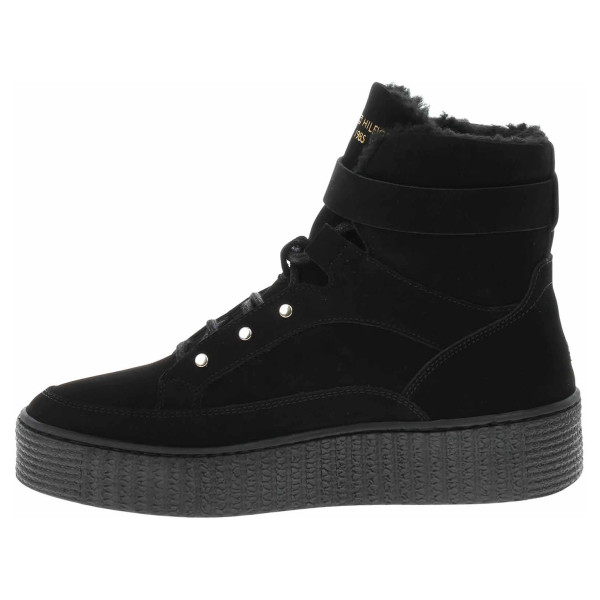 detail Dámska členkové topánky Tommy Hilfiger FW0FW06798 Black