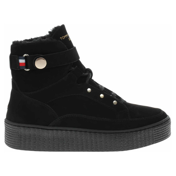 detail Dámska členkové topánky Tommy Hilfiger FW0FW06798 Black