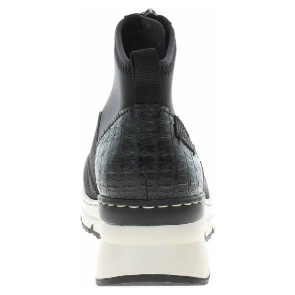 detail Dámska členkové topánky Rieker N6352-00 schwarz