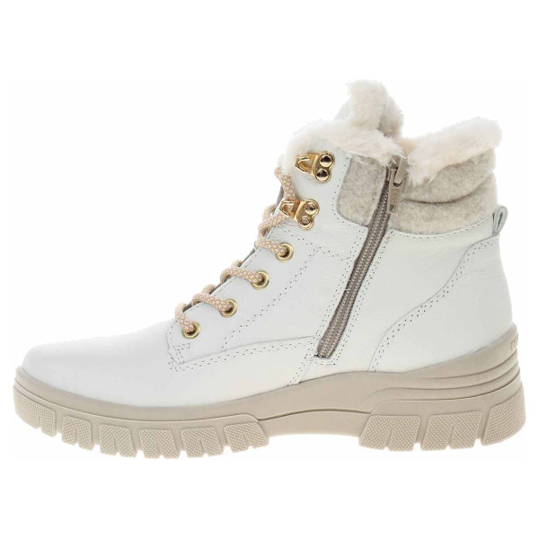 detail Dámska členkové topánky Remonte D0E71-80 weiss kombi