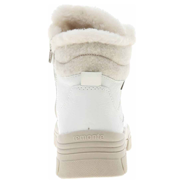 detail Dámska členkové topánky Remonte D0E71-80 weiss kombi