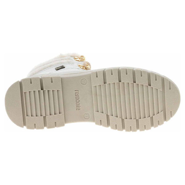 detail Dámska členkové topánky Remonte D0E71-80 weiss kombi