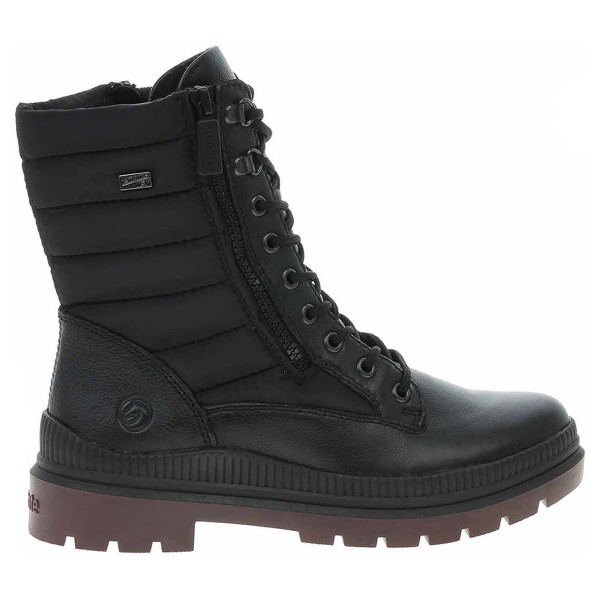 detail Dámska členkové topánky Remonte D0C76-01 schwarz