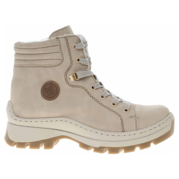 detail Dámska členkové topánky Rieker X9334-62 beige