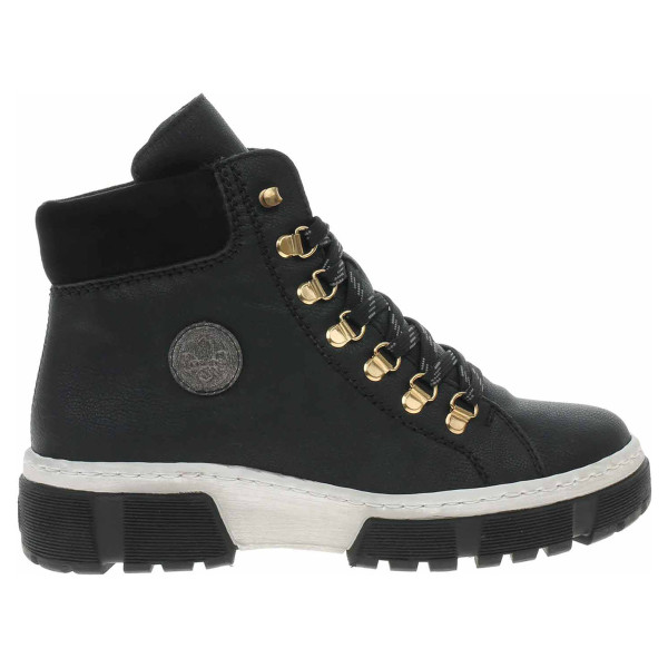 detail Dámska členkové topánky Rieker X8633-01 schwarz