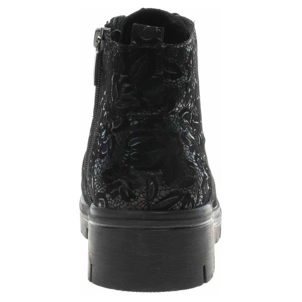 detail Dámska členkové topánky Tamaris 8-8520629 black-flower