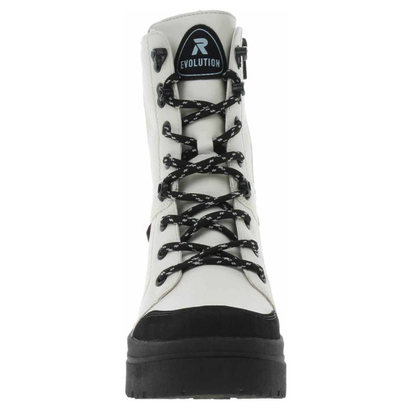 detail Dámska členkové topánky Rieker W0374-80 weiss kombi