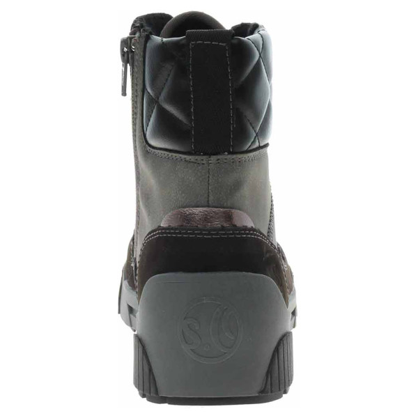 detail Dámska členkové topánky s.Oliver 5-25239-29 black comb.