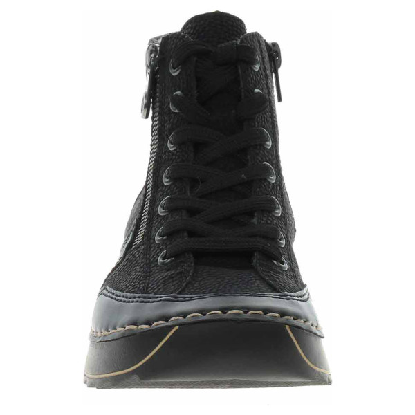 detail Dámska členkové topánky Rieker 51517-00 schwarz