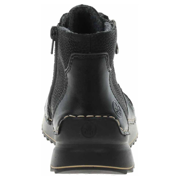 detail Dámska členkové topánky Rieker 51517-00 schwarz