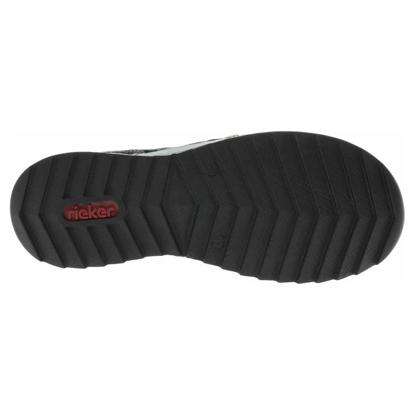 detail Dámska členkové topánky Rieker 51517-00 schwarz