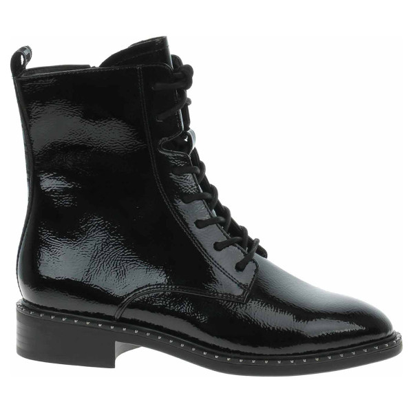 detail Dámska členkové topánky Tamaris 1-25102-41 black patent