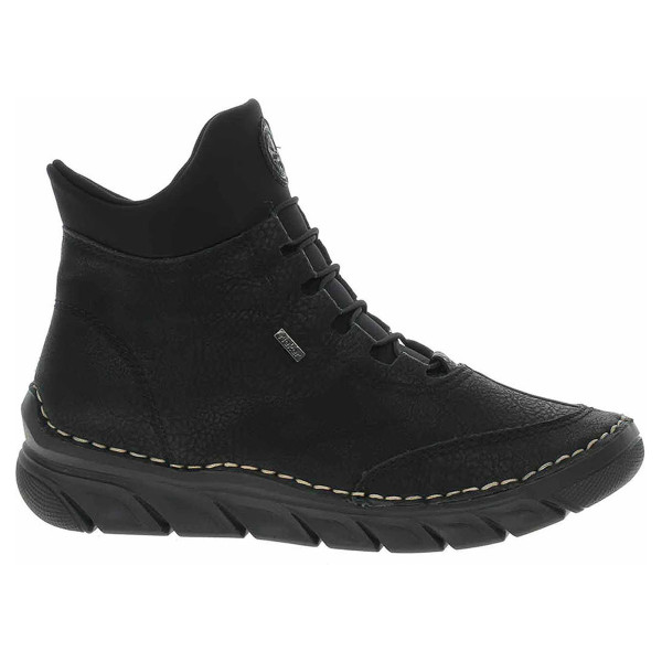 detail Dámska členkové topánky Rieker 55069-00 schwarz
