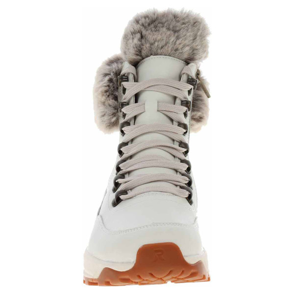 detail Dámska členkové topánky Rieker W0063-80 weiss