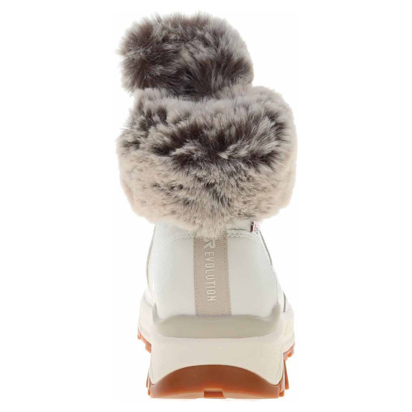 detail Dámska členkové topánky Rieker W0063-80 weiss