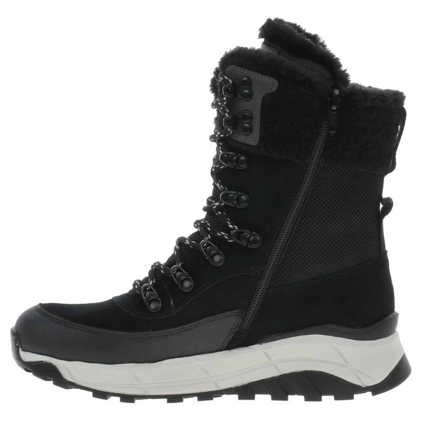 detail Dámska členkové topánky Rieker W0066-00 schwarz kombi