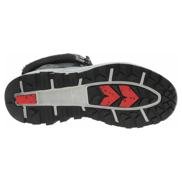 detail Dámska členkové topánky Rieker W0066-00 schwarz kombi