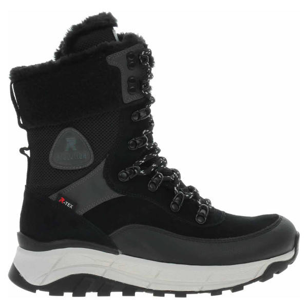 detail Dámska členkové topánky Rieker W0066-00 schwarz kombi