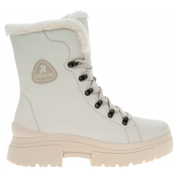 detail Dámska členkové topánky Rieker W0372-80 weiss