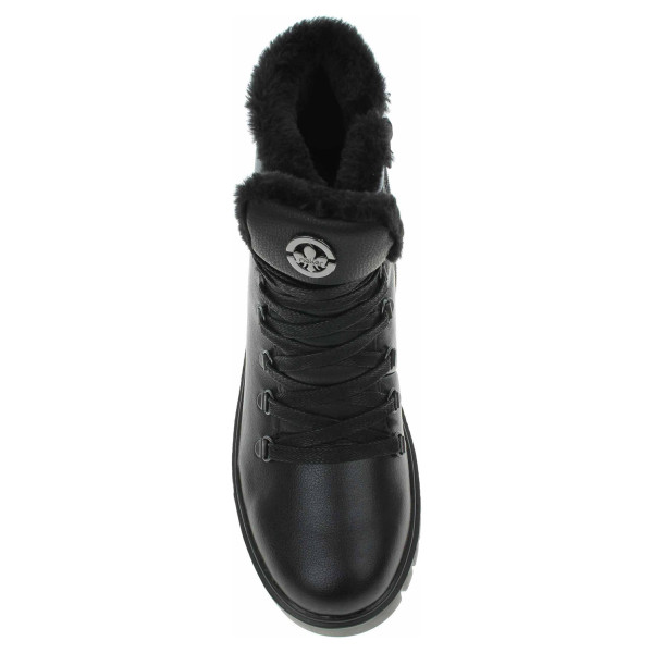 detail Dámska členkové topánky Rieker Y3432-00 schwarz