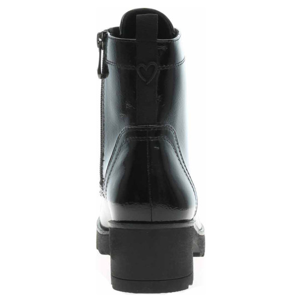 detail Dámska členkové topánky Marco Tozzi 2-25262-41 black patent