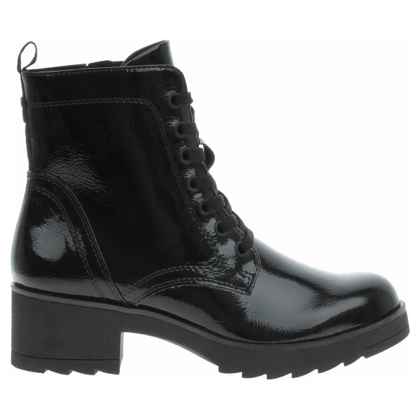 detail Dámska členkové topánky Marco Tozzi 2-25262-41 black patent