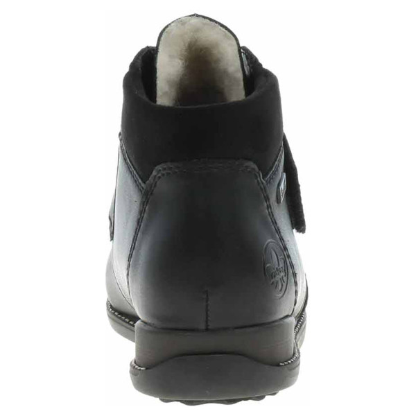 detail Dámska členkové topánky Rieker 44255-00 schwarz