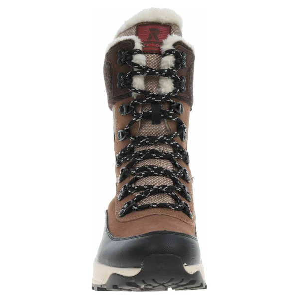 detail Dámska členkové topánky Rieker W0066-64 beige kombi